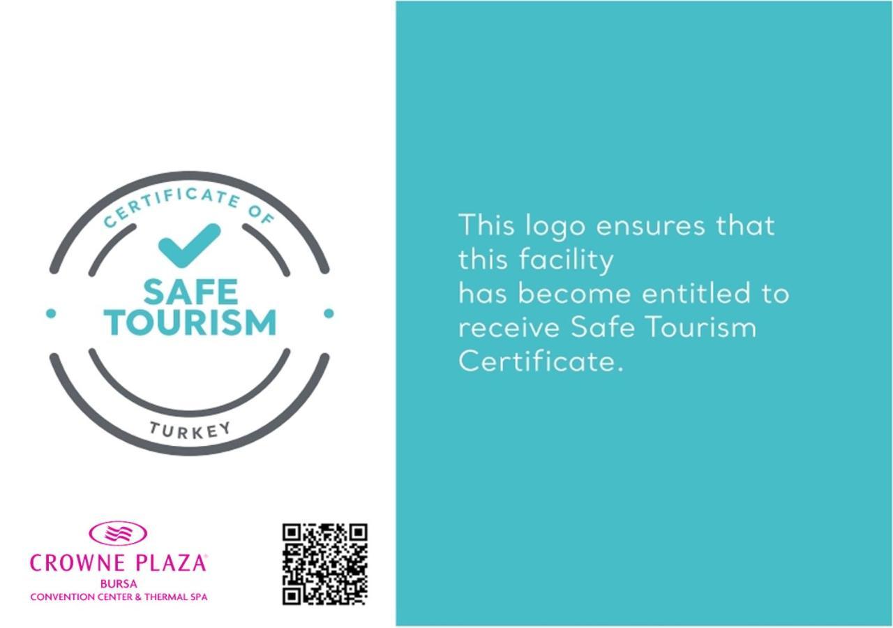 Crowne Plaza Bursa Convention Center & Thermal Spa By Ihg Exterior photo Safe Tourism Certificate